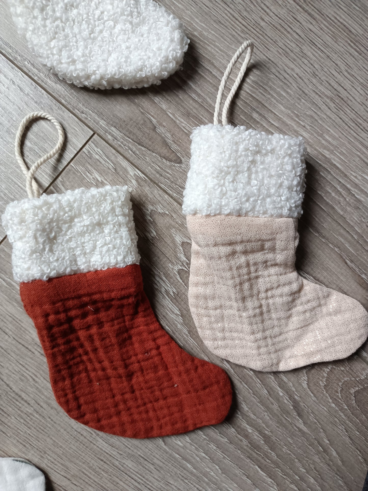 Mini chaussettes de Noël