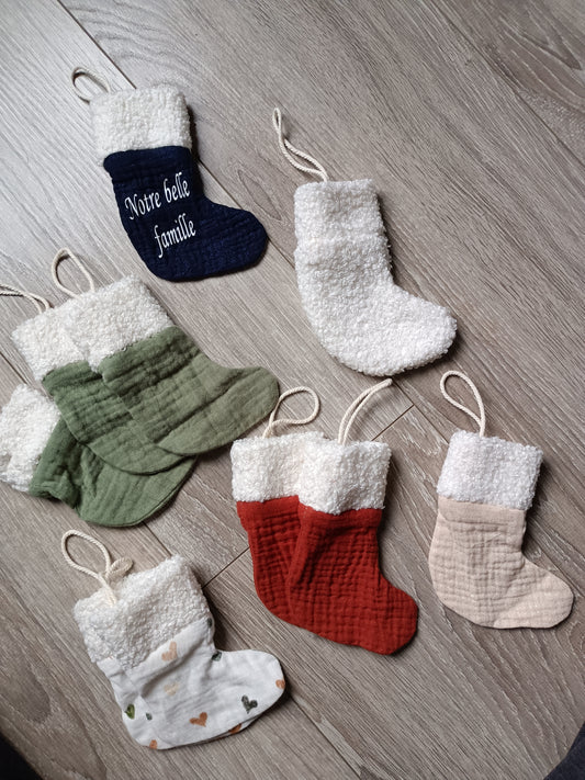 Mini chaussettes de Noël