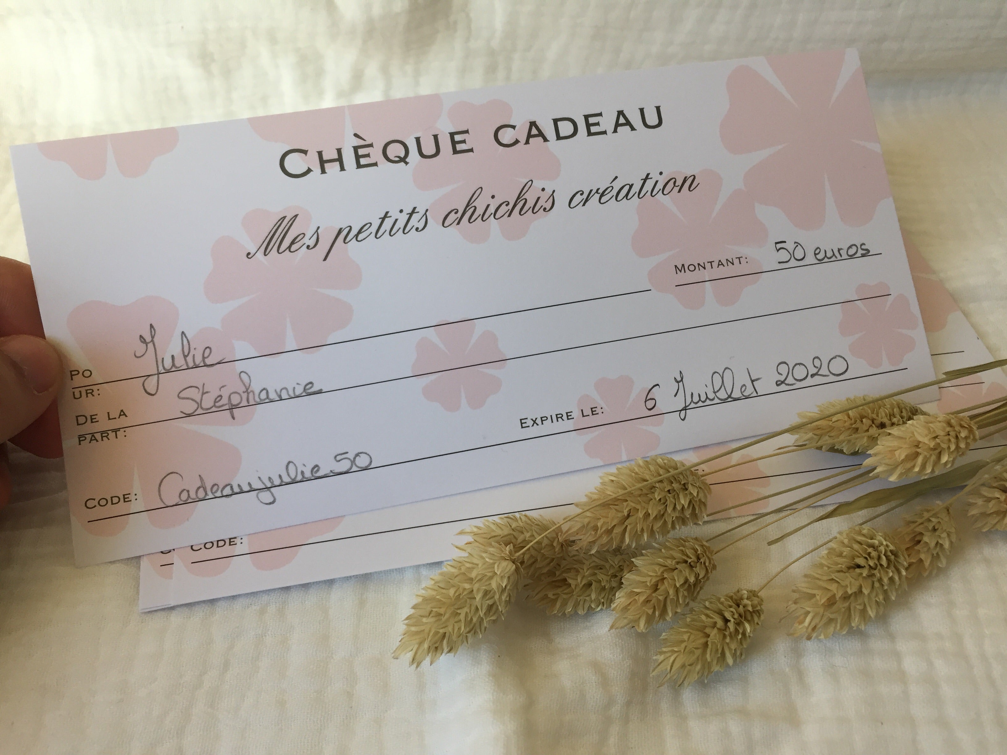 Chèque cadeau