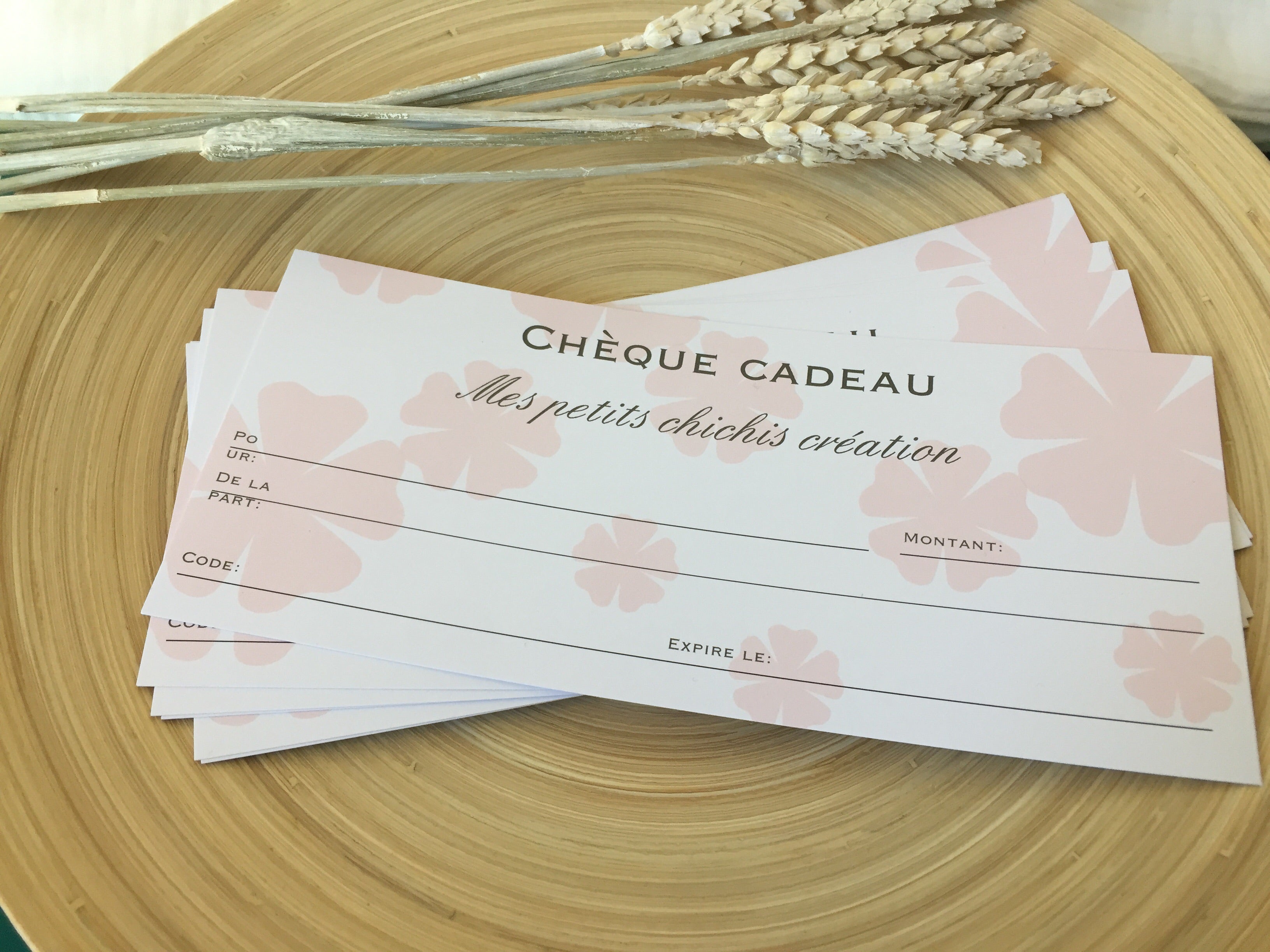Chèque cadeau